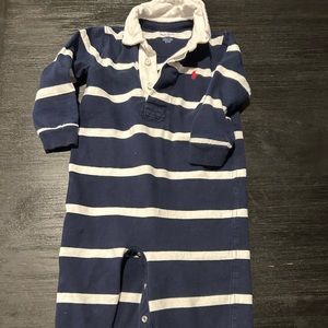 Ralph Lauren - Outfit - 1 Piece - Blue/White - 12 Months